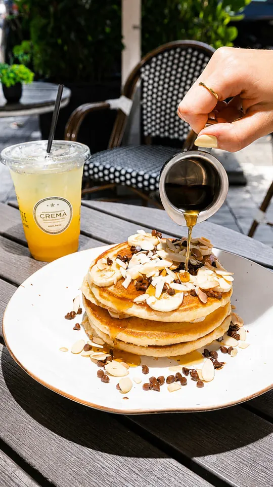 Pancakes at Crema Gourmet North Miami Beach, Miami Beach