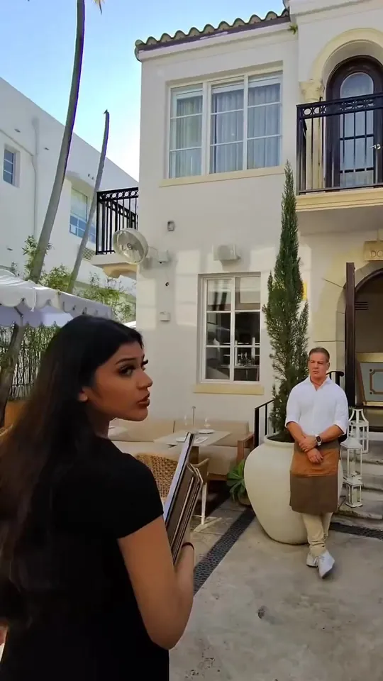 Video at Donatella Restaurant, Miami Beach