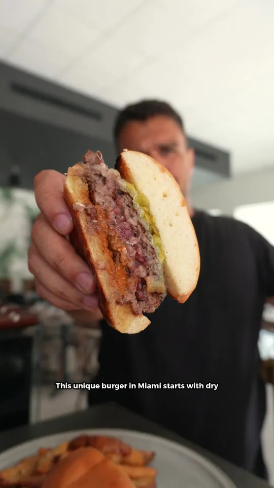 Burger at Edan Bistro, Miami Beach – $24 on the menu