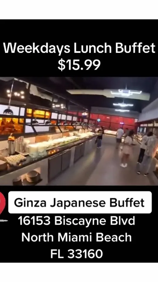 Video at Ginza Japanese Buffet, Miami Beach