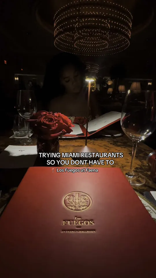 Video at Los Fuegos by Francis Mallmann, Miami Beach