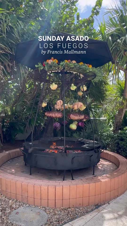 Video at Los Fuegos by Francis Mallmann, Miami Beach