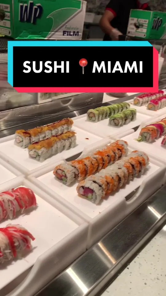 Sushi at Mizumi Buffet & Sushi, Miami Beach