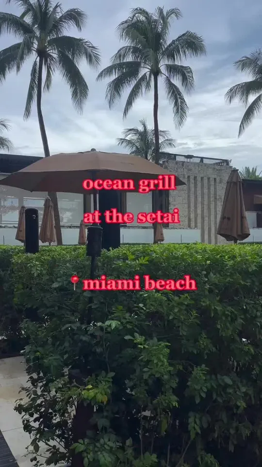 Video at Ocean Grill at The Setai, Miami Beach