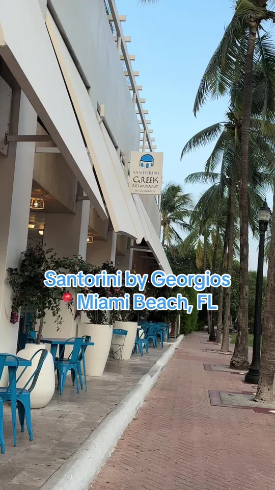 Video at Santorini By Georgios, Miami Beach