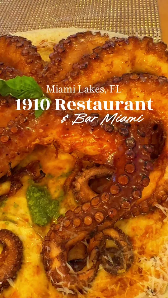 Pizza at 1910 Restaurant & Bar Miami Lakes, Miami – $19.54 on the menu