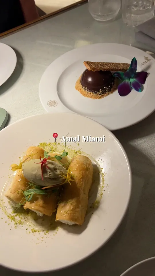 Dessert at Amal Miami, Miami