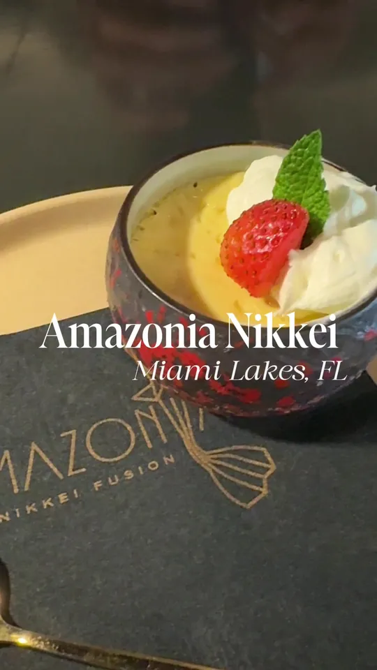 Dessert at Amazonia Nikkei - Miami Lakes, Miami