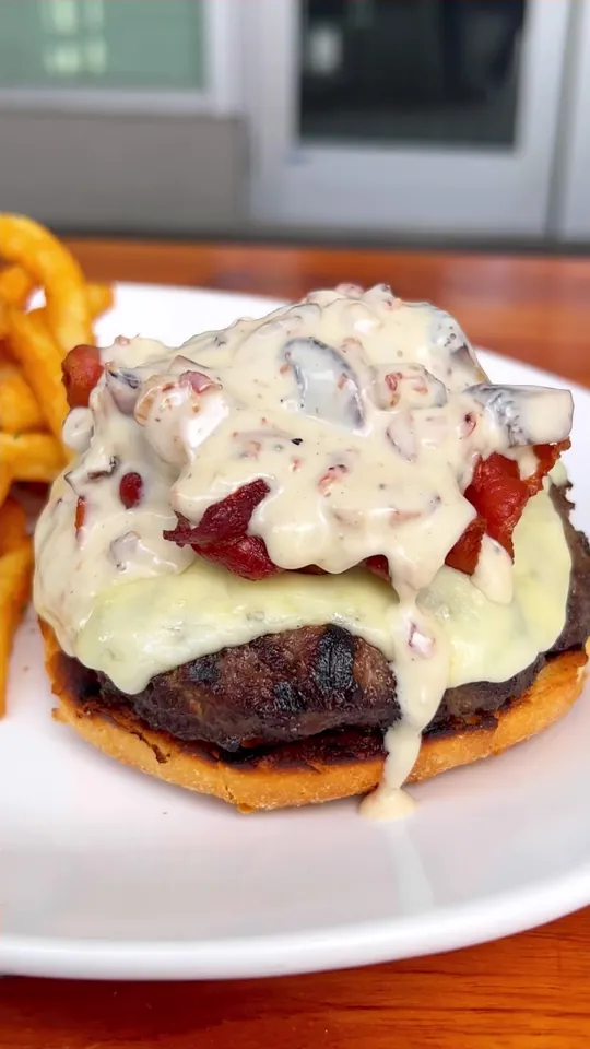 Burger at Aprile Italian Restaurant, Miami