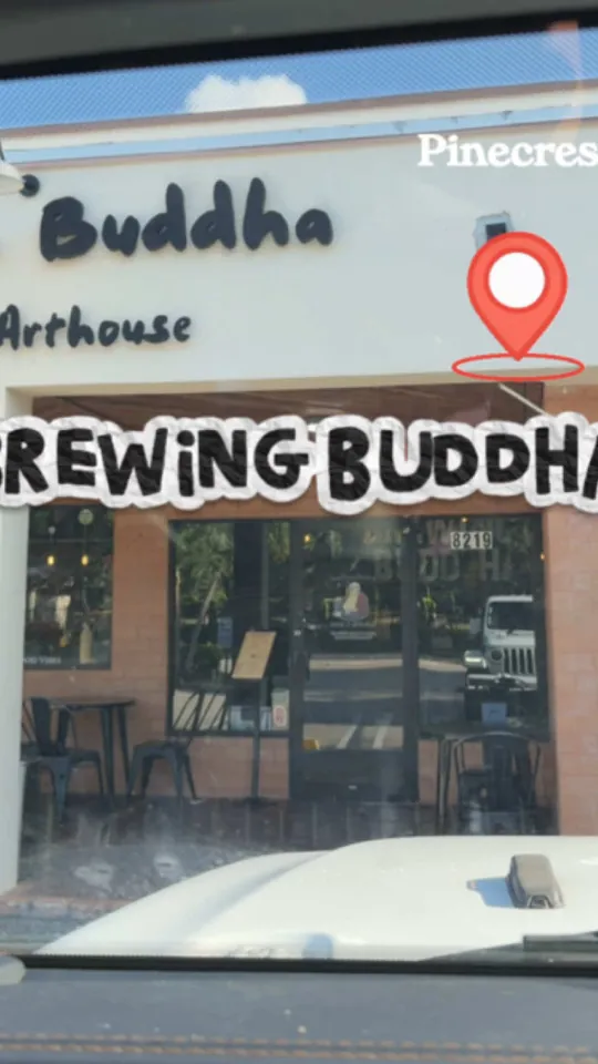 Coffee at Brewing Buddha Cafe & Arthouse, Miami – $5.95 on the menu