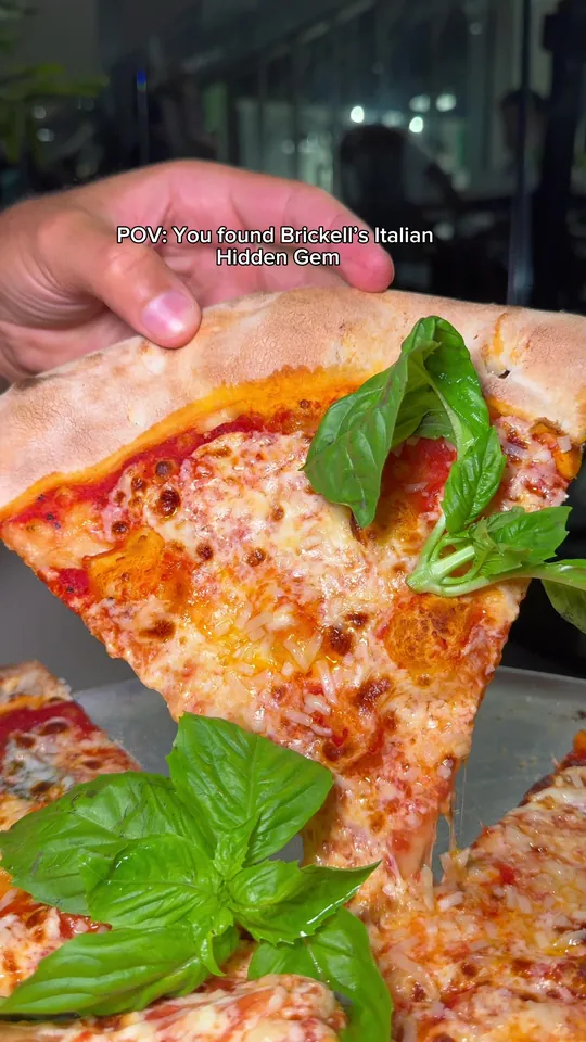 Pizza at Brickell City Pizza, Miami – $15.99 on the menu