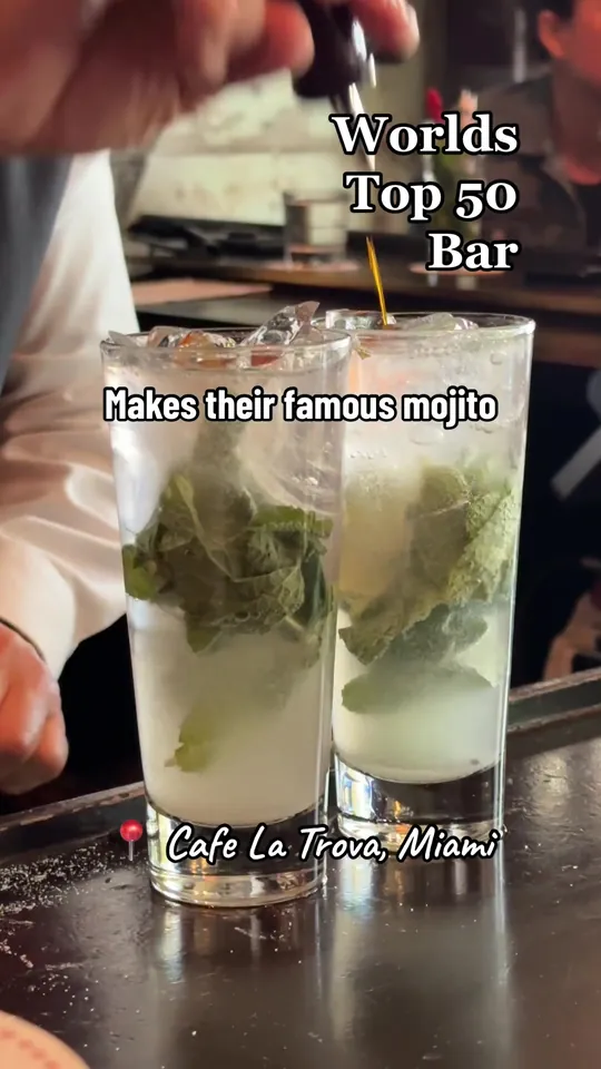Mojito at Cafe La Trova, Miami