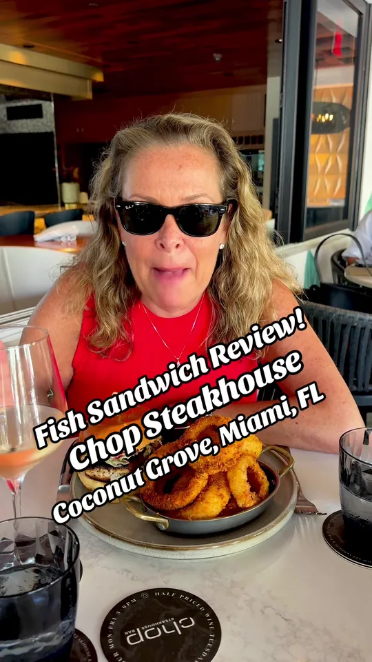 Sandwich at Chop Steakhouse & Bar, Miami