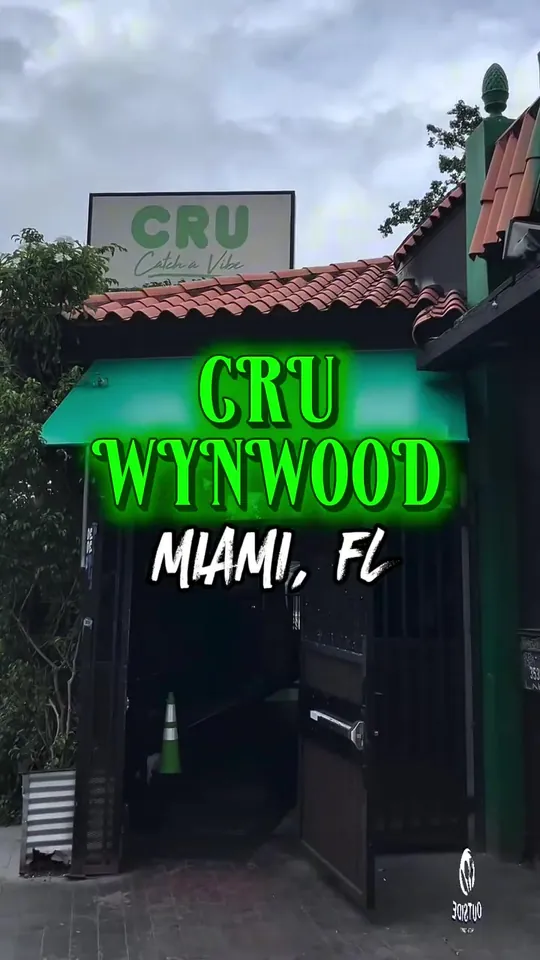 Video at Cru Lounge Wynwood, Miami