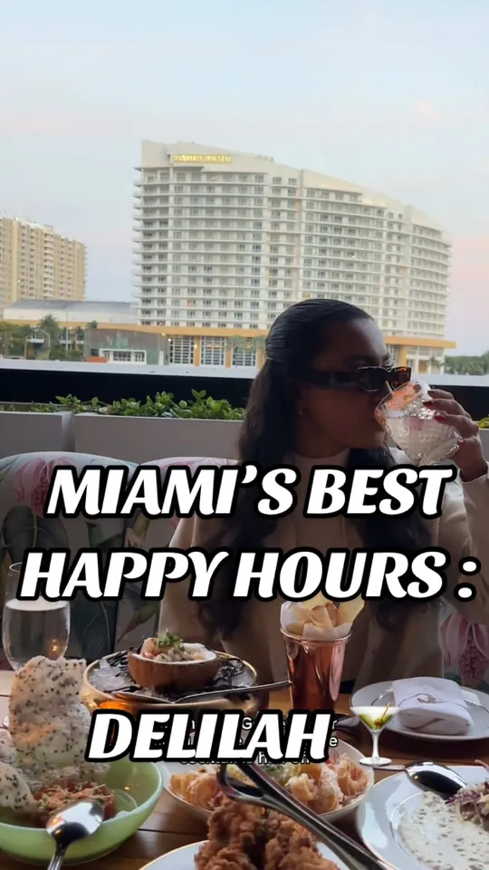 Cocktails at Delilah Miami, Miami