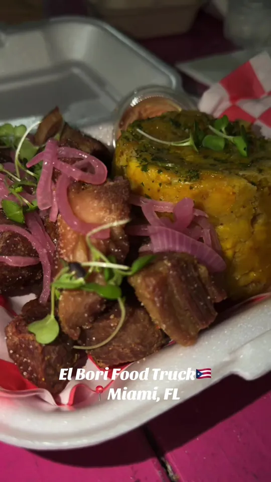 Fries at El Bori Food Truck, Miami