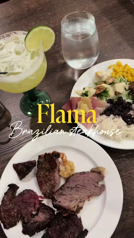 Salad at Flama Brazilian Steakhouse, Miami
