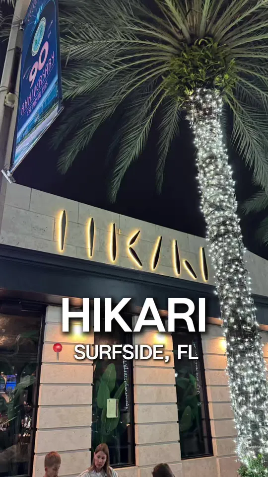 Video at Hikari, Miami