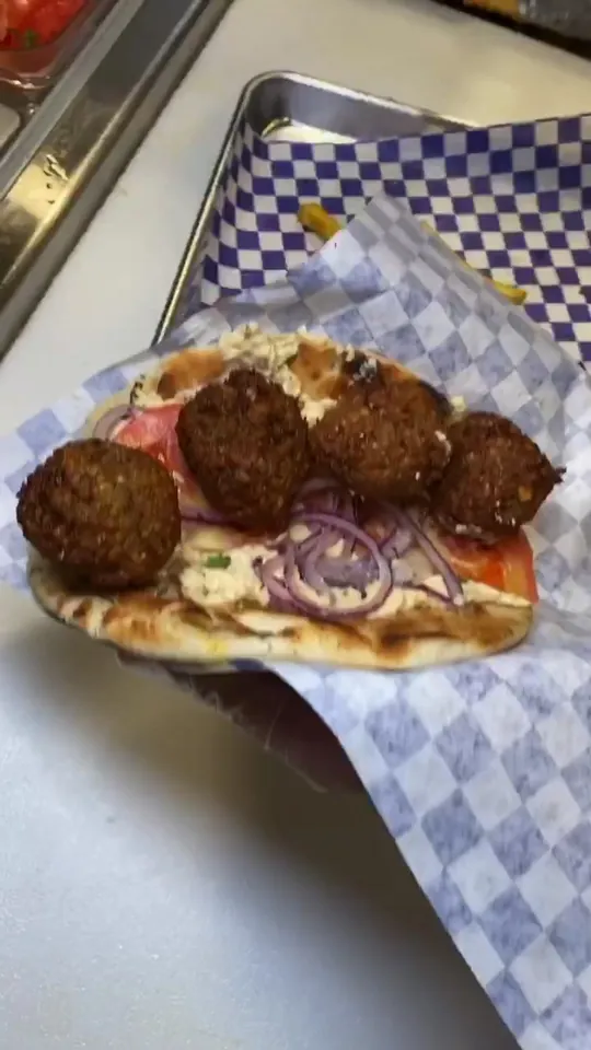 Falafel at Hummus Mediterranean Street Food, Miami