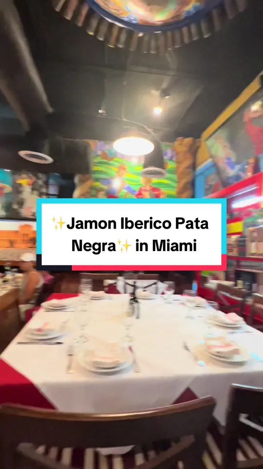 Video at Jamon Iberico Pata Negra Restaurant, Miami