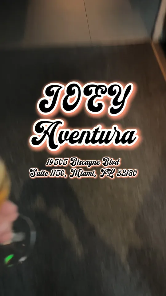 Video at JOEY Aventura, Miami