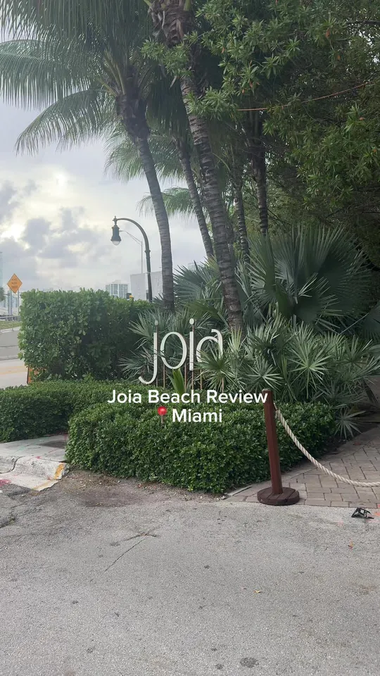 Video at Joia Beach, Miami