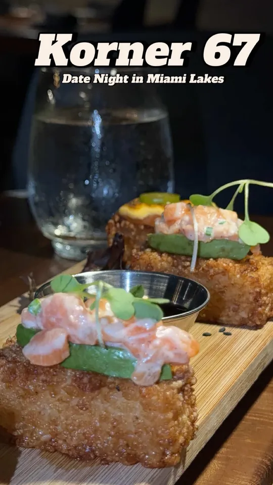 Sushi at Korner 67, Miami