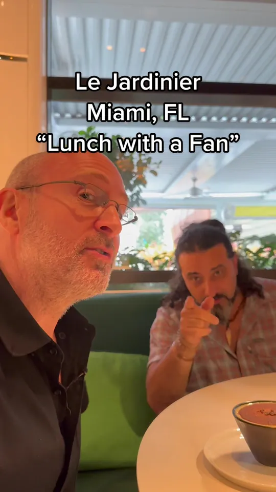 Video at Le Jardinier, Miami