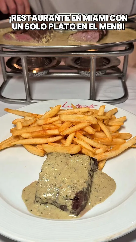 Video at Lentrecote French Restaurant, Miami