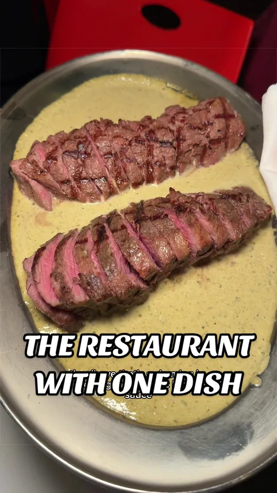 Video at Lentrecote French Restaurant, Miami