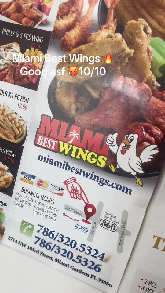 Wings at Miami Best Wings, Miami
