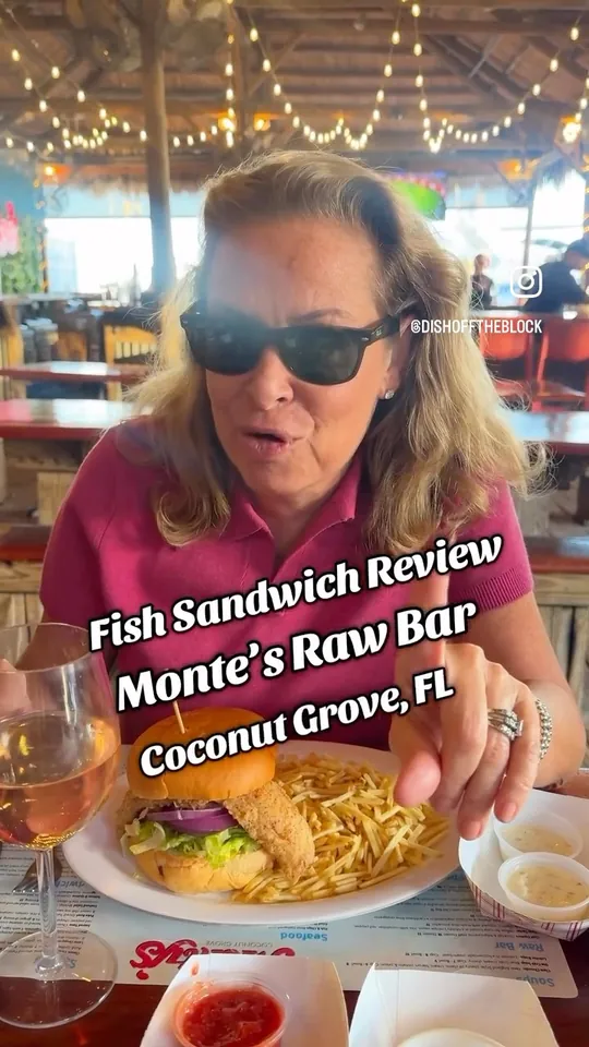 Sandwich at Monty's Raw Bar, Miami