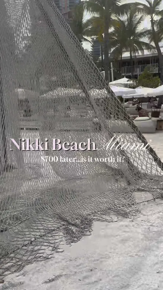 Video at Nikki Beach, Miami