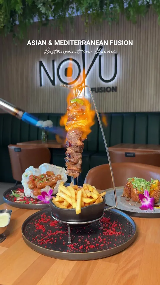 Sushi at Novu Fusion Restaurant, Miami