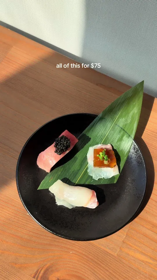 Sushi at OMAKAI Sushi, Miami