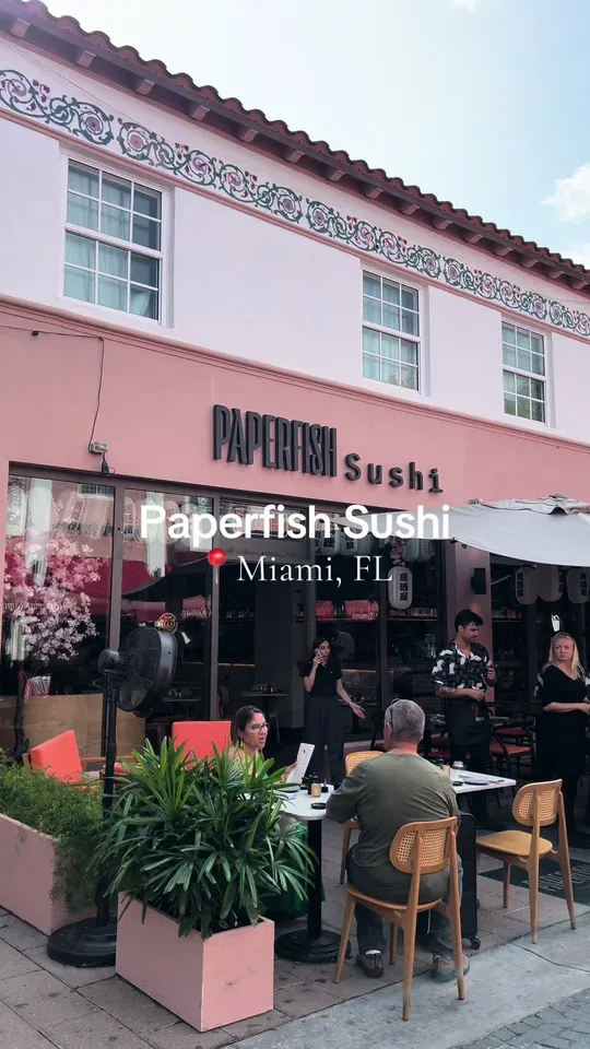 Sushi at Paperfish Sushi, Miami