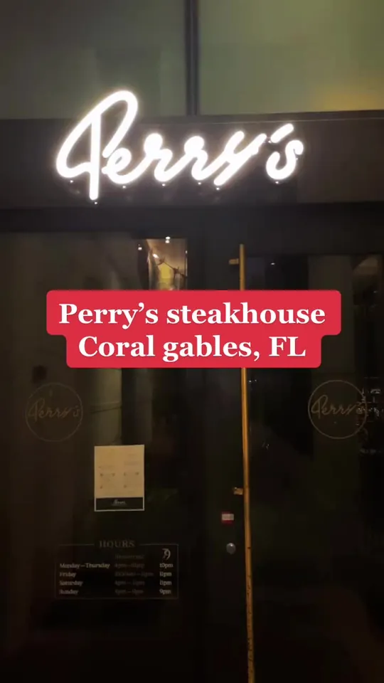 Steak at Perry's Steakhouse & Grille, Miami