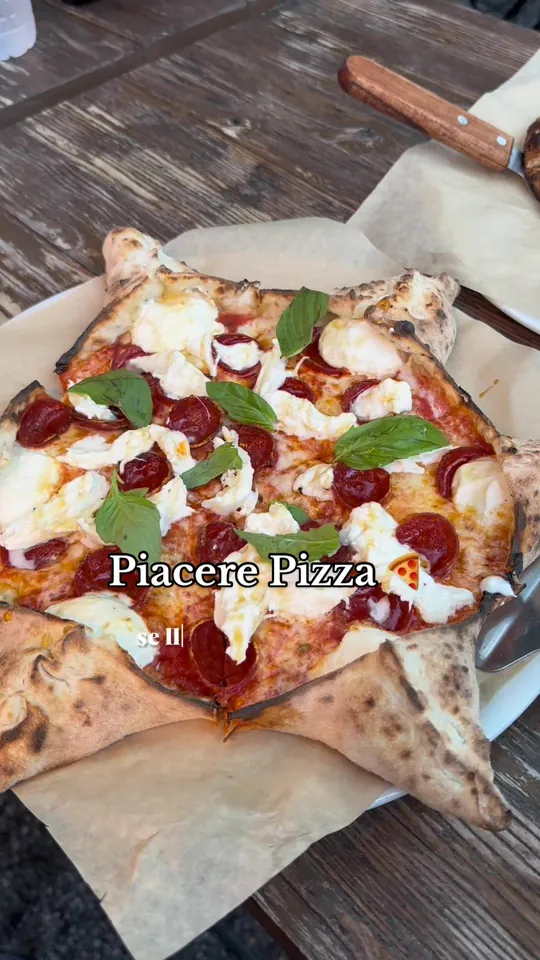 Burrata at Piacere Wood Fired Pizza, Miami