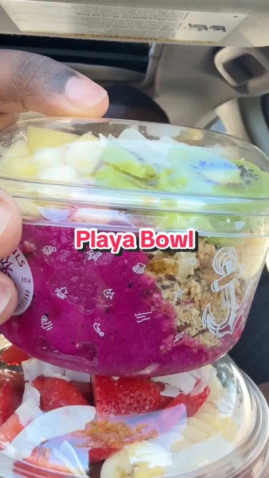 Acai bowl at Playa Bowls, Miami