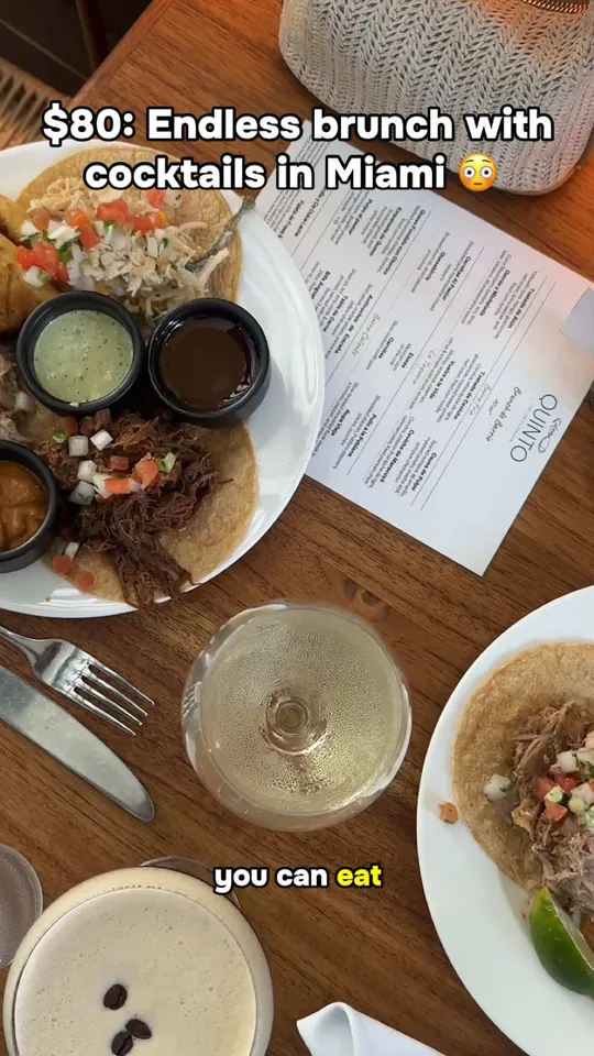 Brunch at Quinto Miami, Miami