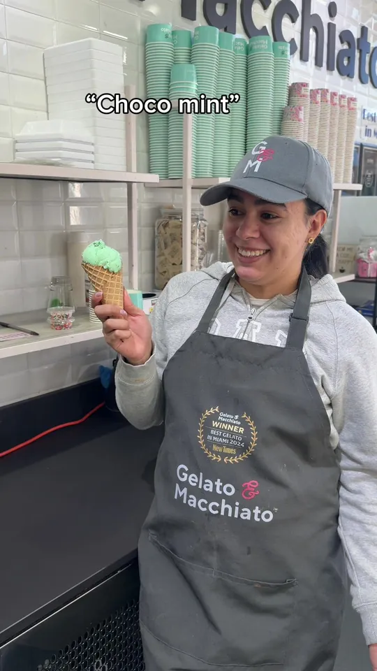Gelato at Quore Gelato, Miami