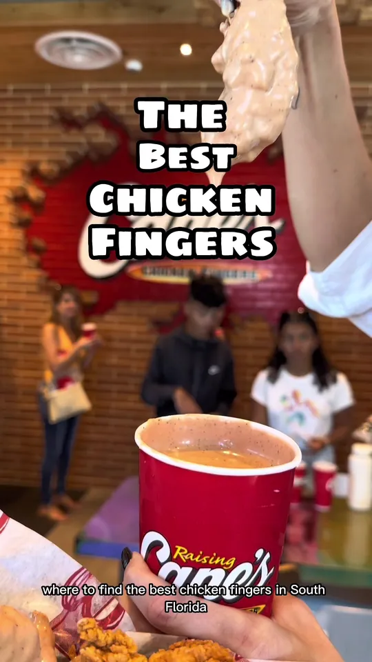 Chicken tenders at Raising Canes, Miami