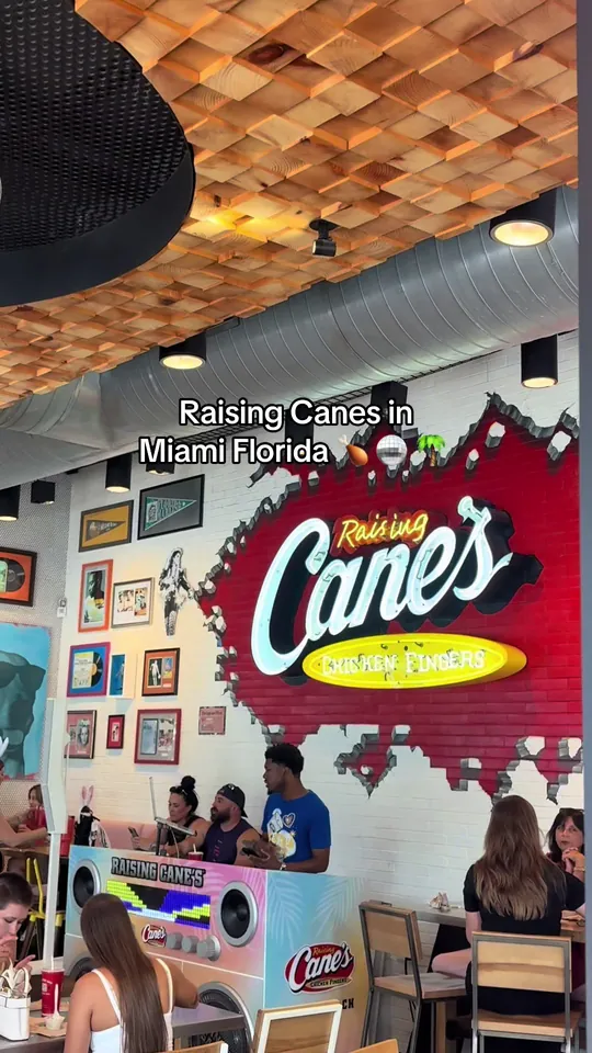 Video at Raising Canes, Miami