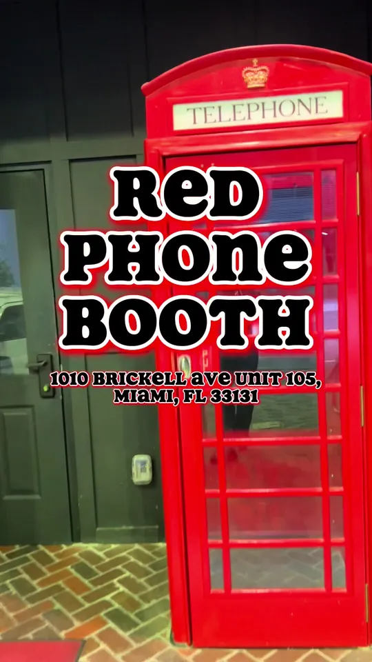 Video at Red Phone Booth, Miami
