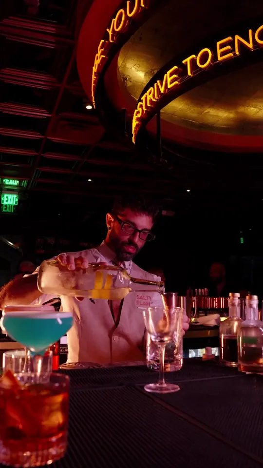 Cocktails at Salty Flame, Miami