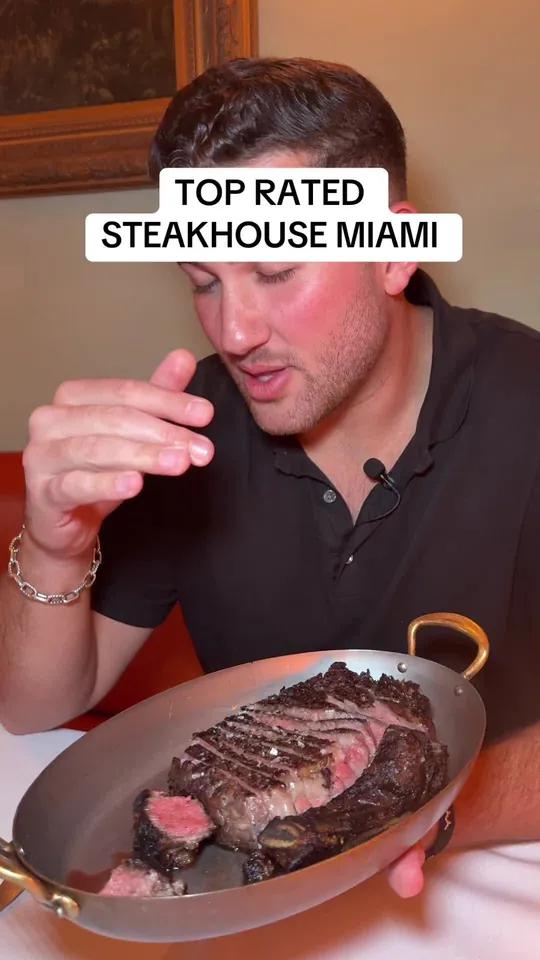 Steak at Sunny's Steakhouse, Miami