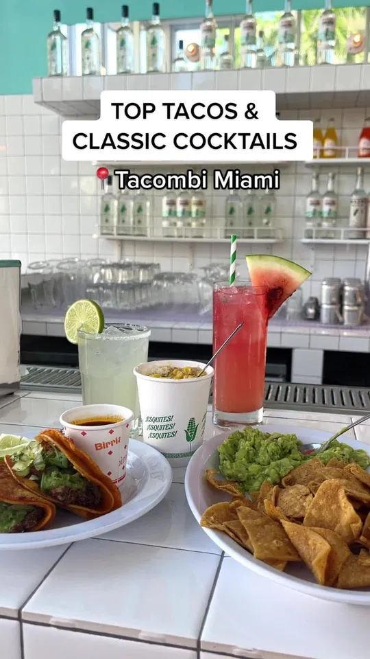 Cocktails at Tacombi, Miami