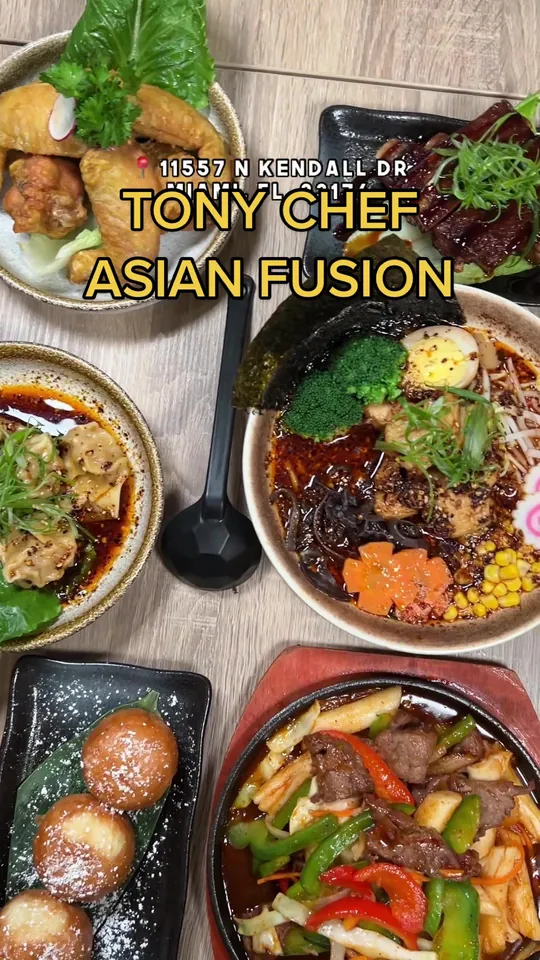 Video at Tony Chef Asia Fusion Food Restaurant, Miami