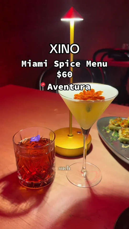 Negroni at XINO (Modern Chinese), Miami