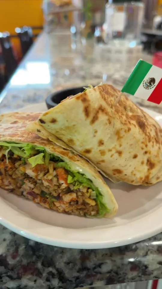 Burrito at Felipe's Mexican Taqueria, Naples